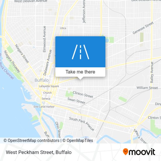 West Peckham Street map
