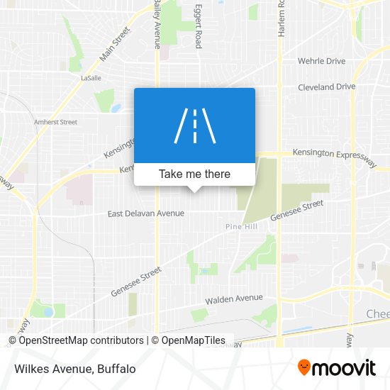 Mapa de Wilkes Avenue