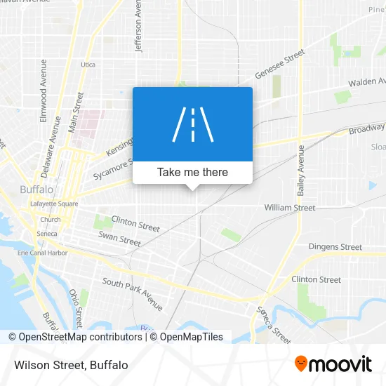 Wilson Street map