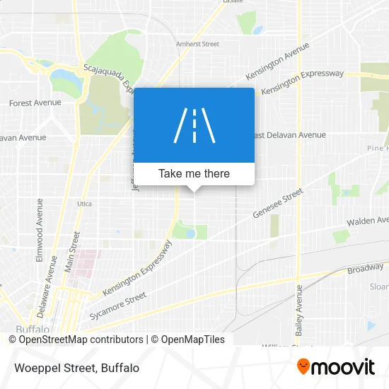 Woeppel Street map