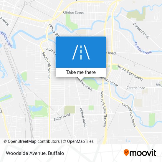 Mapa de Woodside Avenue