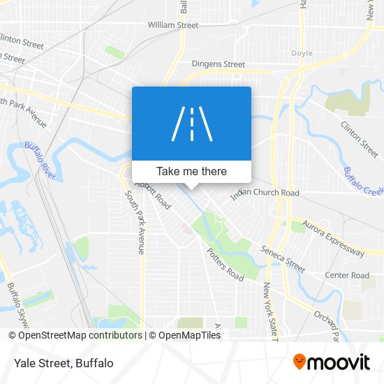 Yale Street map