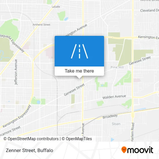 Zenner Street map