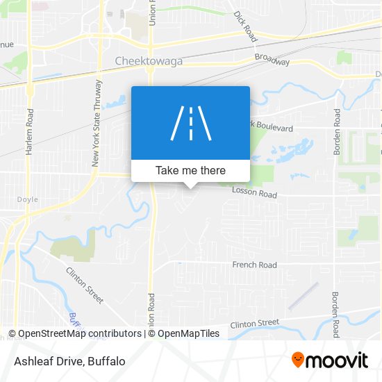 Mapa de Ashleaf Drive