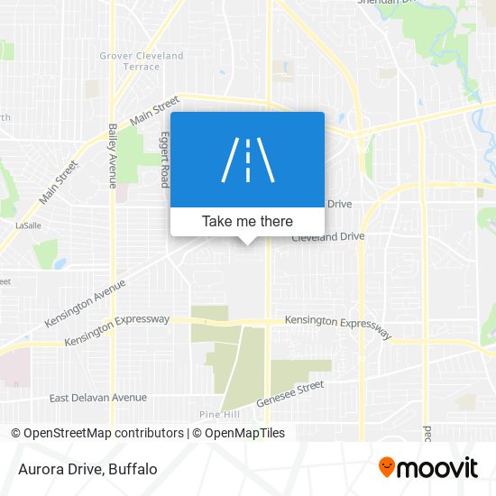 Aurora Drive map