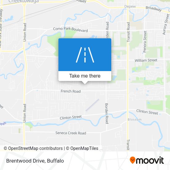 Mapa de Brentwood Drive