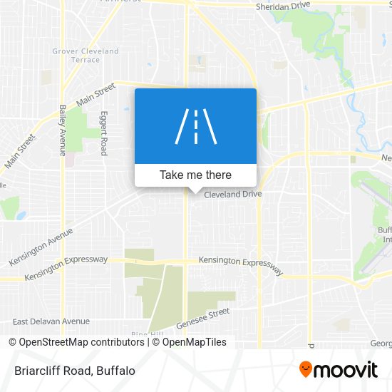 Mapa de Briarcliff Road
