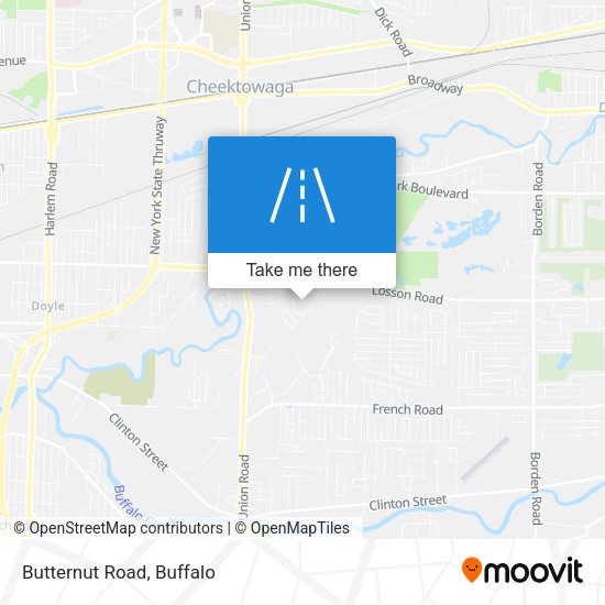 Mapa de Butternut Road