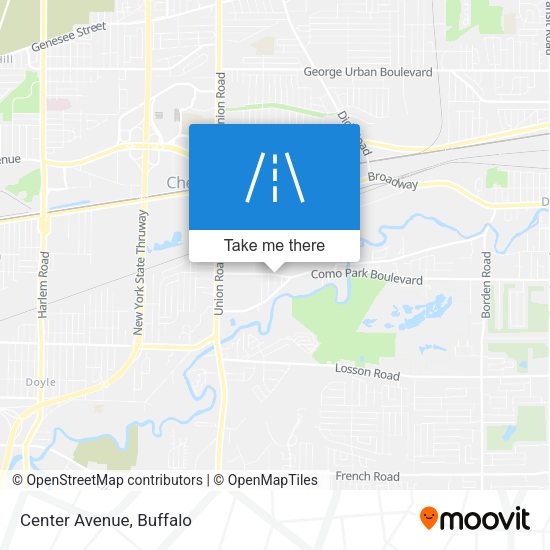 Mapa de Center Avenue