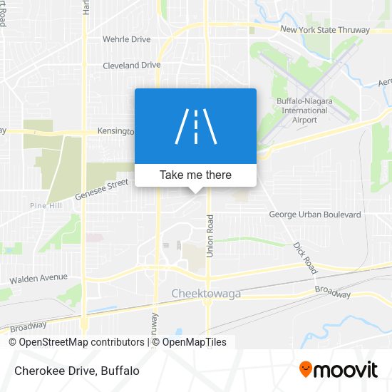 Mapa de Cherokee Drive