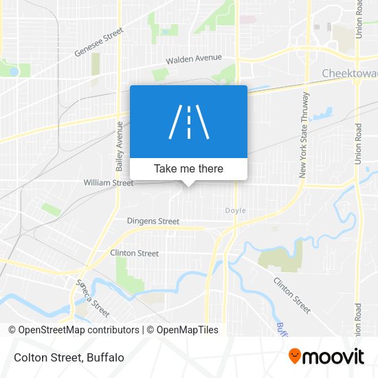 Mapa de Colton Street