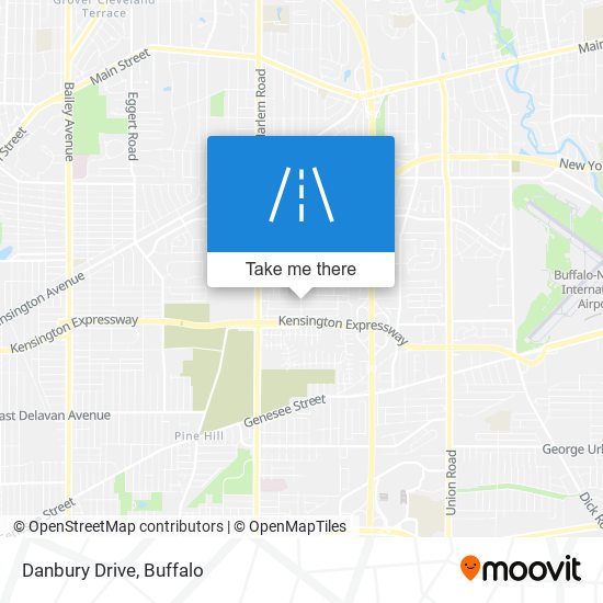 Mapa de Danbury Drive