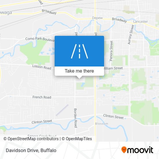 Mapa de Davidson Drive