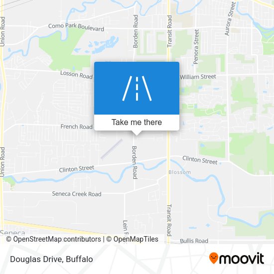 Douglas Drive map