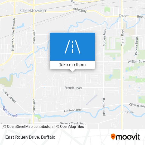 Mapa de East Rouen Drive