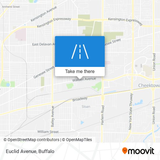 Euclid Avenue map