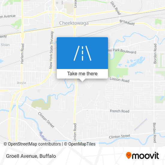Mapa de Groell Avenue