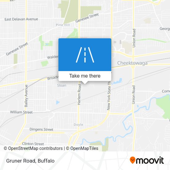 Mapa de Gruner Road