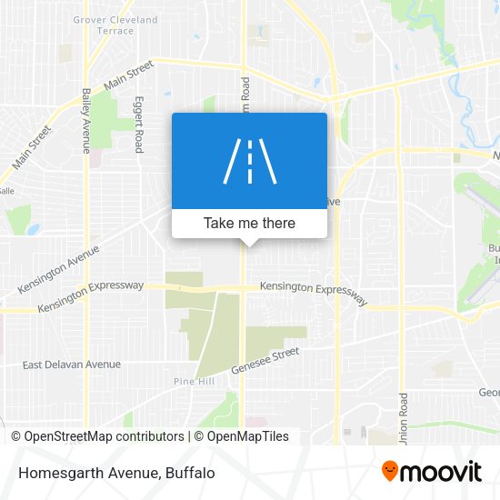 Mapa de Homesgarth Avenue