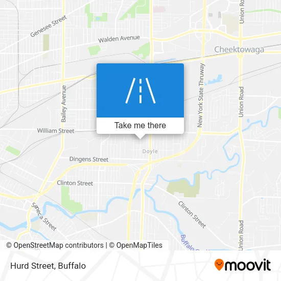 Hurd Street map
