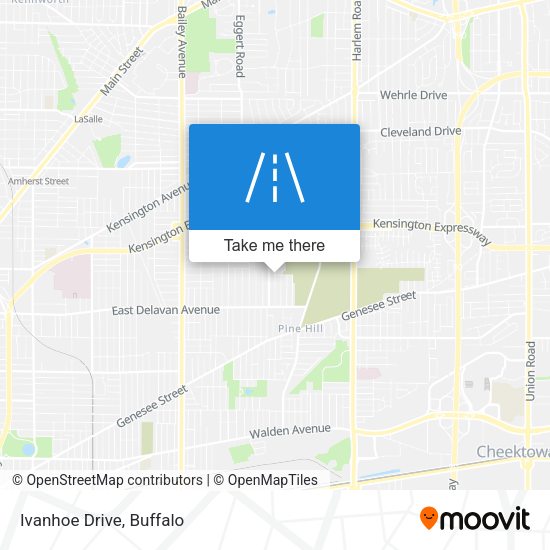 Mapa de Ivanhoe Drive