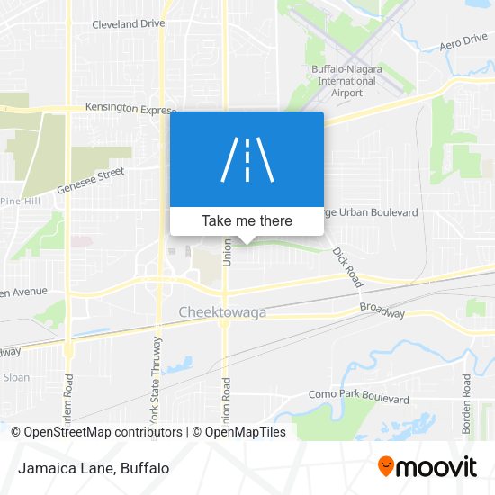 Mapa de Jamaica Lane