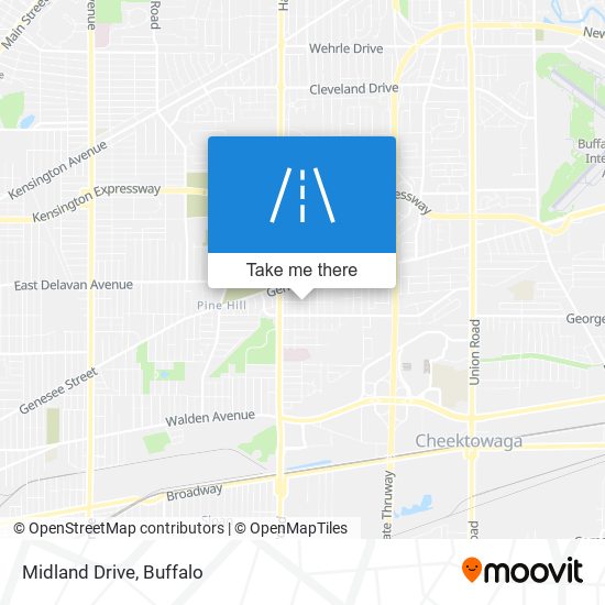 Midland Drive map