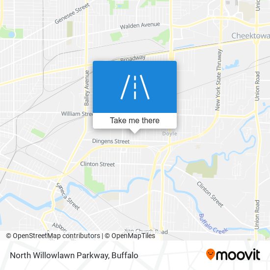 North Willowlawn Parkway map