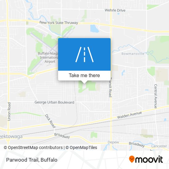 Parwood Trail map