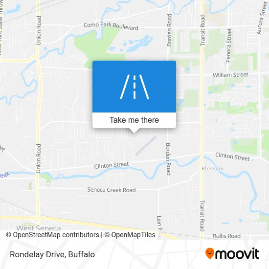 Rondelay Drive map