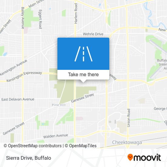 Mapa de Sierra Drive