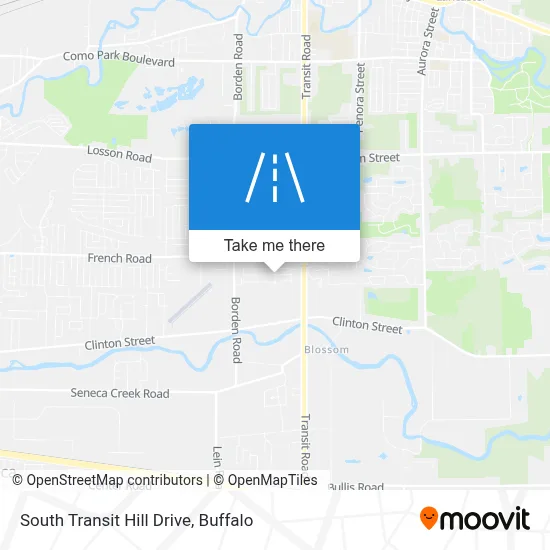 South Transit Hill Drive map