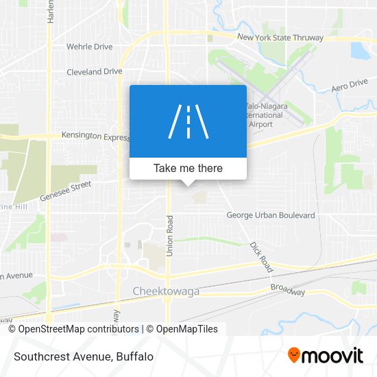 Mapa de Southcrest Avenue