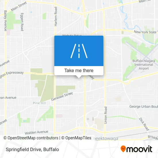 Springfield Drive map