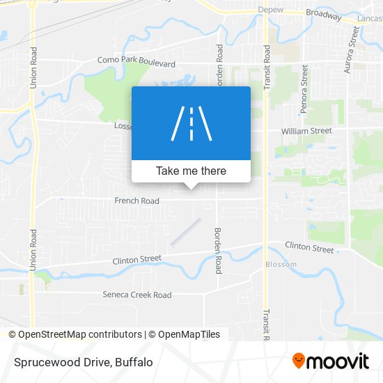 Sprucewood Drive map