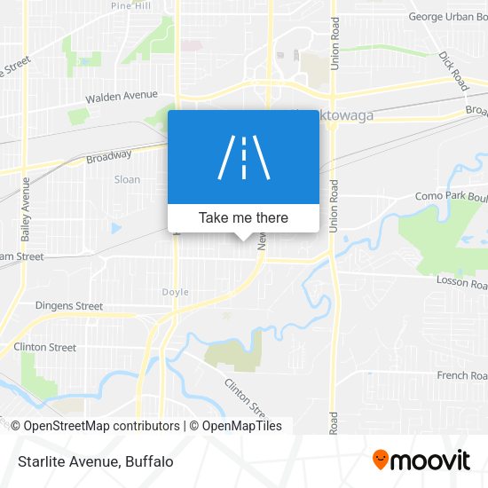Mapa de Starlite Avenue