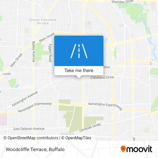 Woodcliffe Terrace map