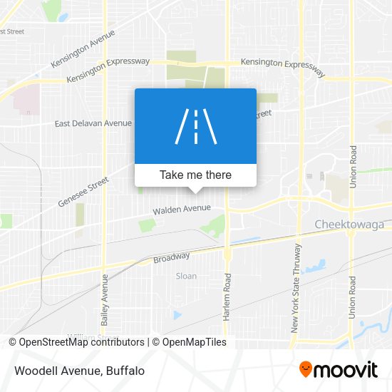 Mapa de Woodell Avenue