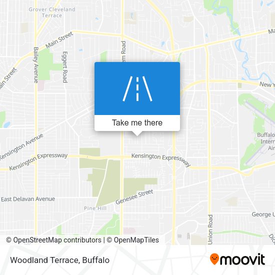 Mapa de Woodland Terrace