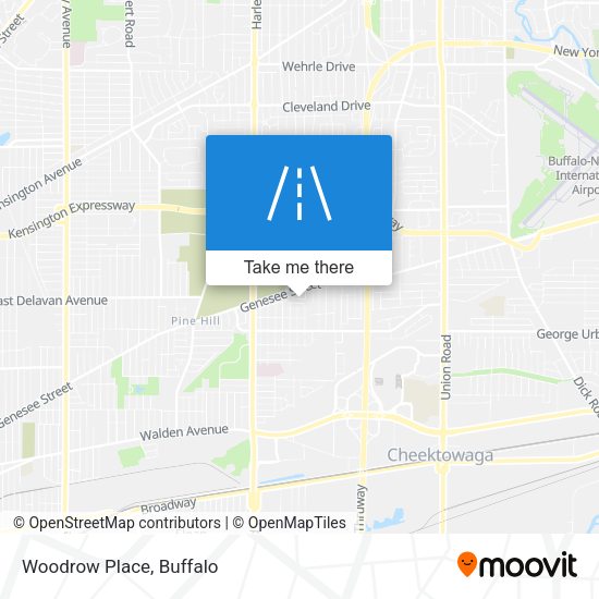 Mapa de Woodrow Place