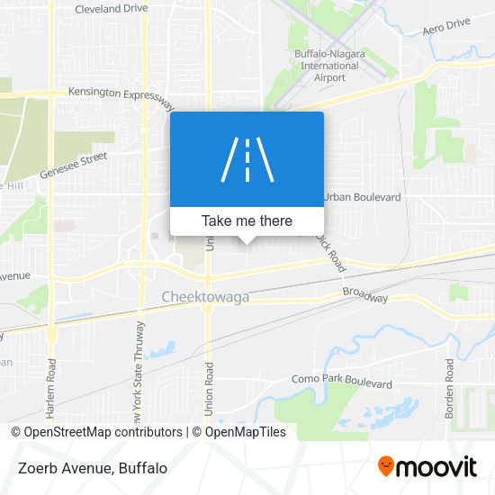 Mapa de Zoerb Avenue