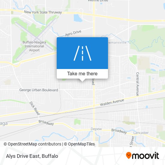 Alys Drive East map