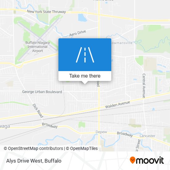 Alys Drive West map