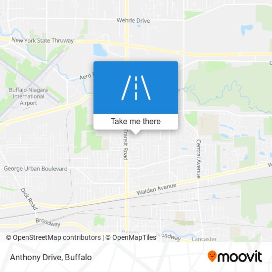 Anthony Drive map