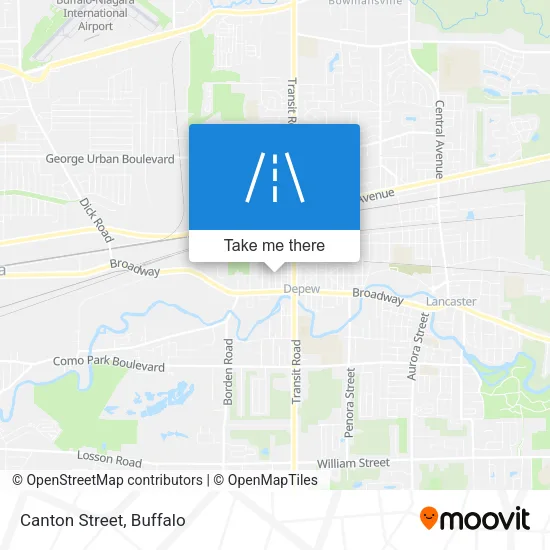 Canton Street map