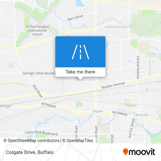 Colgate Drive map