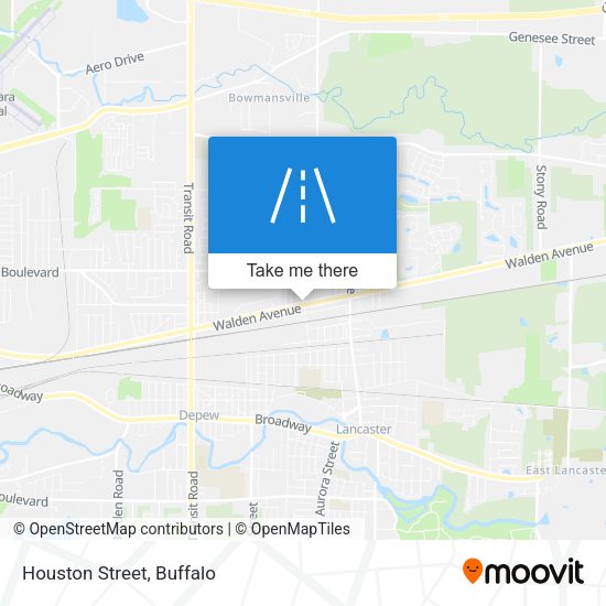 Mapa de Houston Street