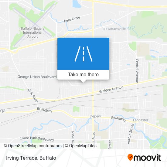 Mapa de Irving Terrace