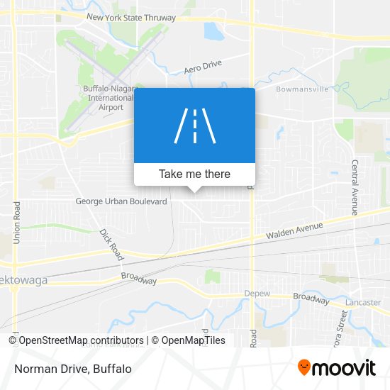 Mapa de Norman Drive