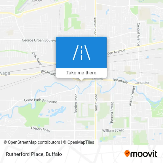 Rutherford Place map